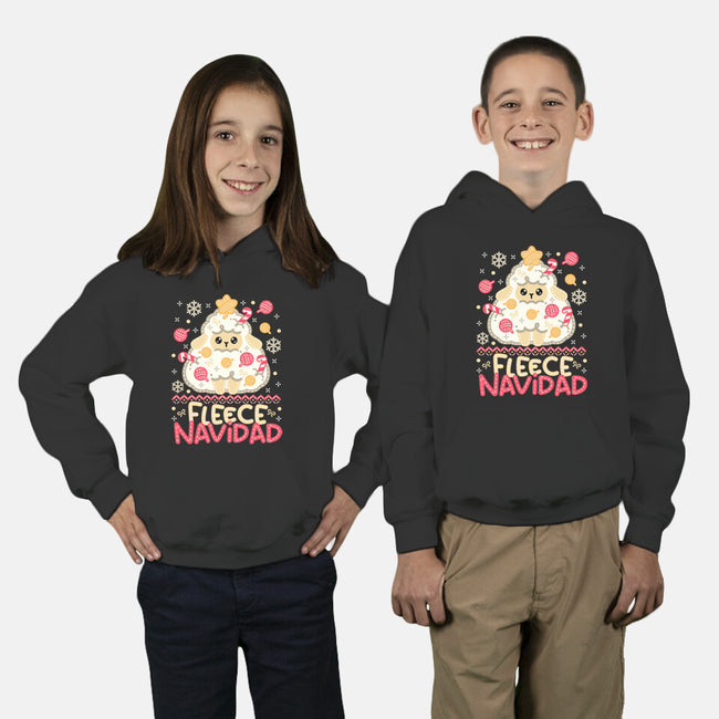 Fleece Navidad Ugly Sweater-Youth-Pullover-Sweatshirt-NemiMakeit