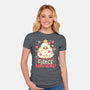 Fleece Navidad Ugly Sweater-Womens-Fitted-Tee-NemiMakeit