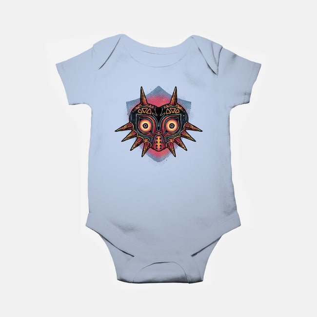 Summon The Moon-Baby-Basic-Onesie-glitchygorilla