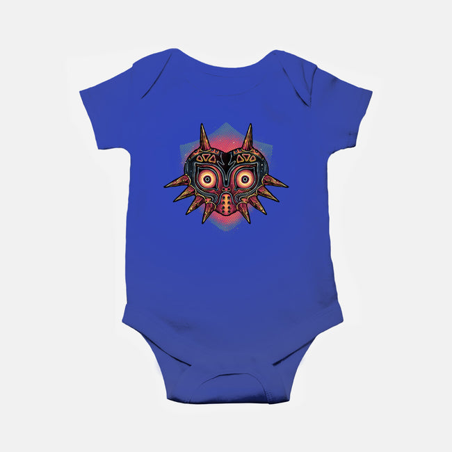Summon The Moon-Baby-Basic-Onesie-glitchygorilla