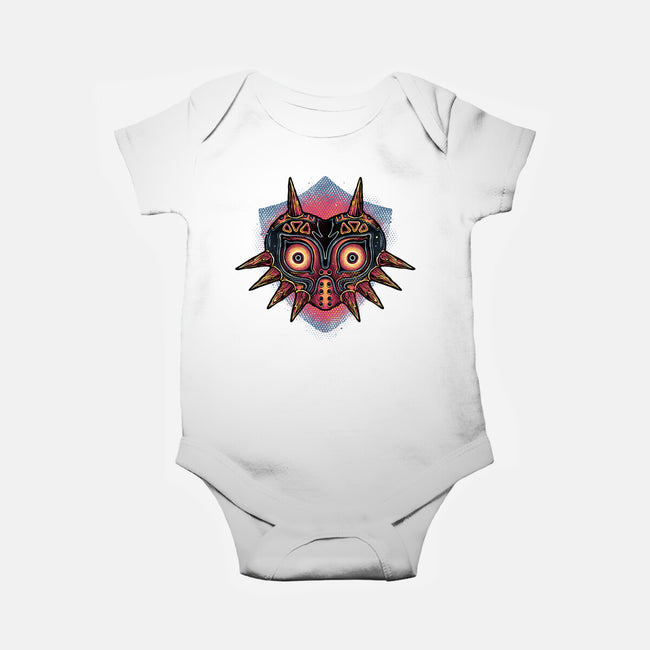 Summon The Moon-Baby-Basic-Onesie-glitchygorilla