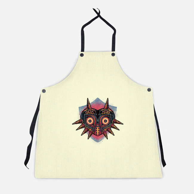 Summon The Moon-Unisex-Kitchen-Apron-glitchygorilla