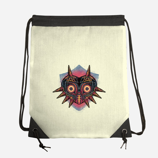 Summon The Moon-None-Drawstring-Bag-glitchygorilla