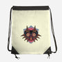 Summon The Moon-None-Drawstring-Bag-glitchygorilla