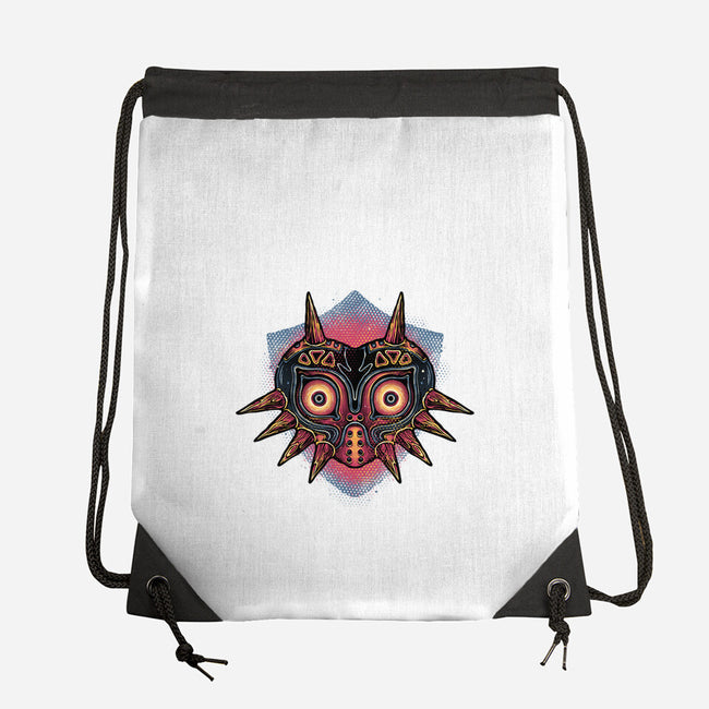 Summon The Moon-None-Drawstring-Bag-glitchygorilla