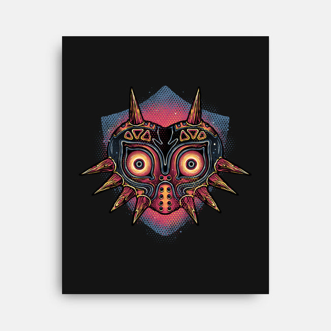 Summon The Moon-None-Stretched-Canvas-glitchygorilla