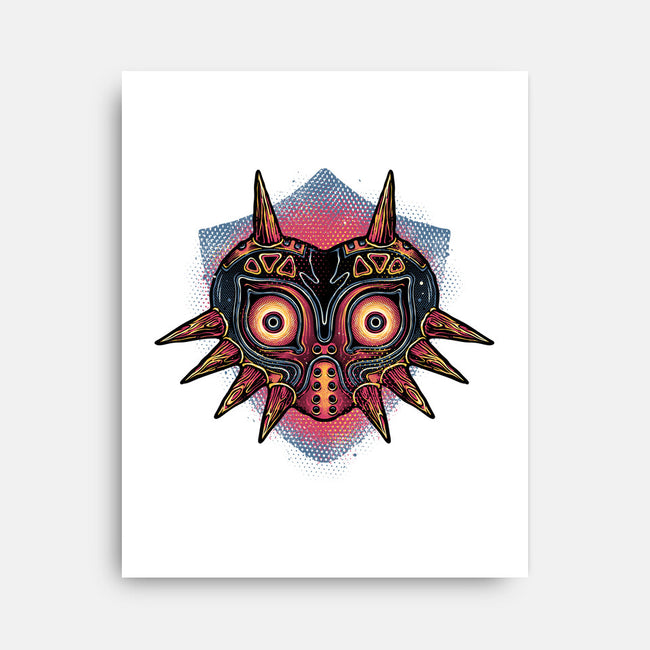 Summon The Moon-None-Stretched-Canvas-glitchygorilla