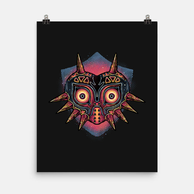 Summon The Moon-None-Matte-Poster-glitchygorilla