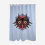 Summon The Moon-None-Polyester-Shower Curtain-glitchygorilla