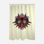 Summon The Moon-None-Polyester-Shower Curtain-glitchygorilla