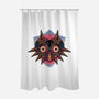 Summon The Moon-None-Polyester-Shower Curtain-glitchygorilla