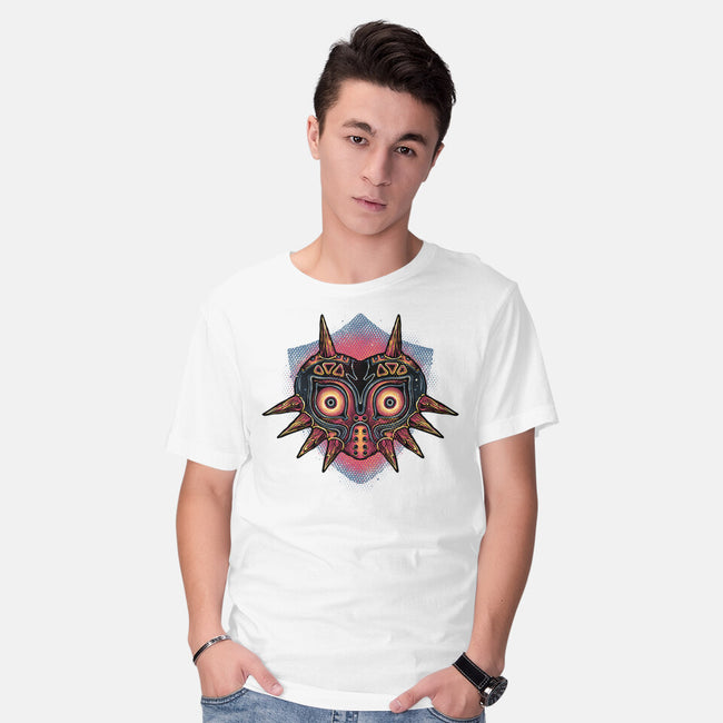 Summon The Moon-Mens-Basic-Tee-glitchygorilla