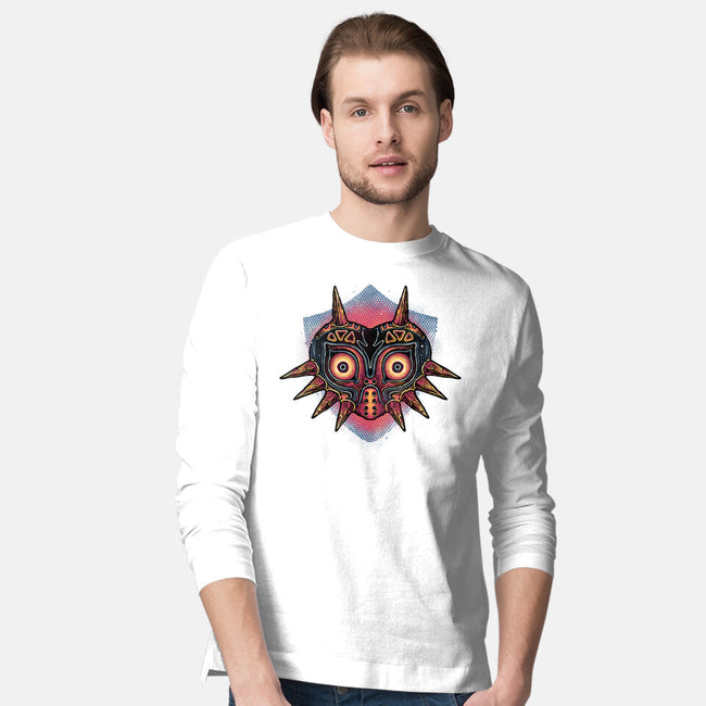 Summon The Moon-Mens-Long Sleeved-Tee-glitchygorilla
