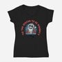 Season To Be Naughty-Womens-V-Neck-Tee-glitchygorilla