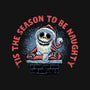 Season To Be Naughty-None-Adjustable Tote-Bag-glitchygorilla