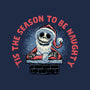 Season To Be Naughty-None-Adjustable Tote-Bag-glitchygorilla