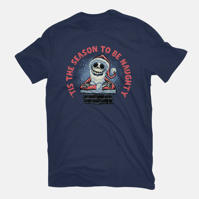 Season To Be Naughty-Womens-Fitted-Tee-glitchygorilla