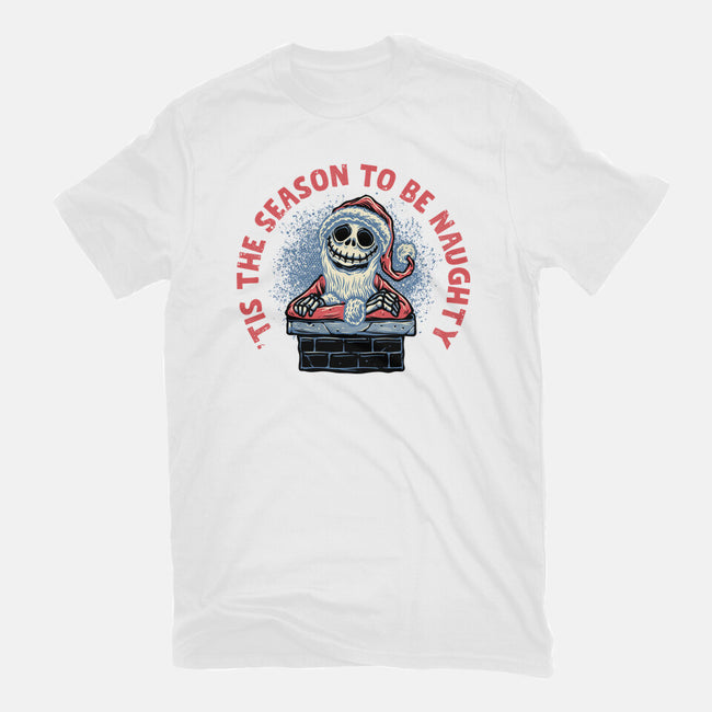 Season To Be Naughty-Womens-Fitted-Tee-glitchygorilla