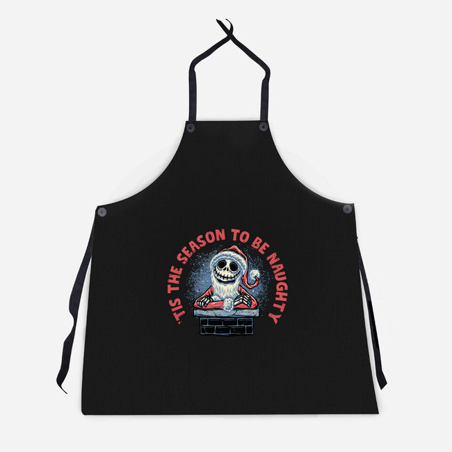 Season To Be Naughty-Unisex-Kitchen-Apron-glitchygorilla
