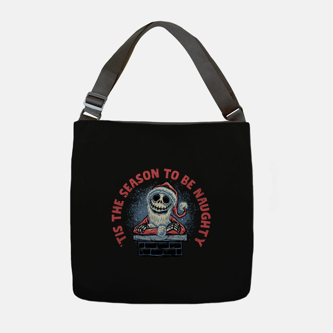 Season To Be Naughty-None-Adjustable Tote-Bag-glitchygorilla