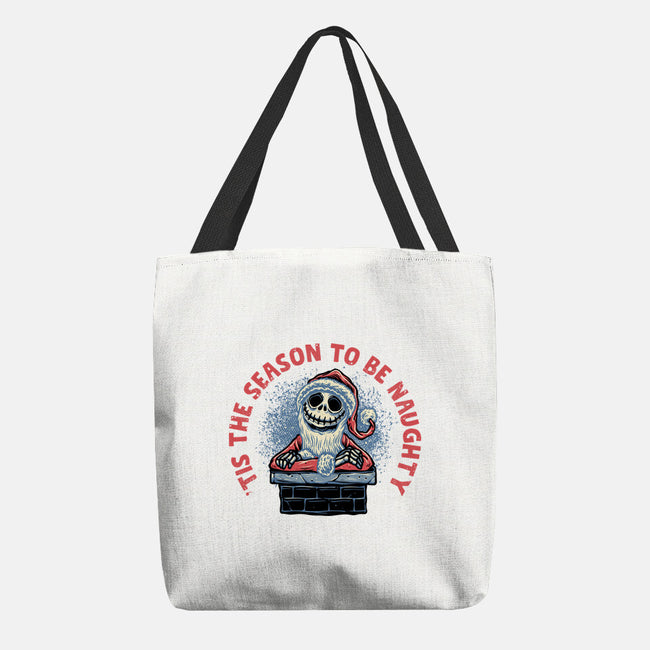 Season To Be Naughty-None-Basic Tote-Bag-glitchygorilla