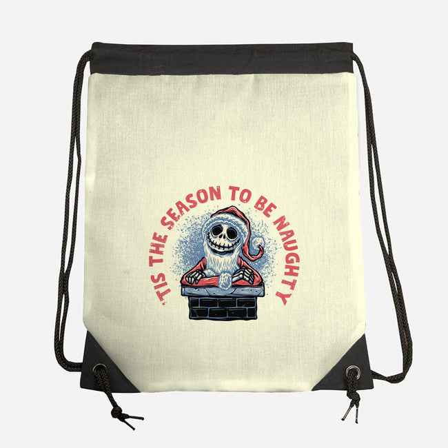 Season To Be Naughty-None-Drawstring-Bag-glitchygorilla