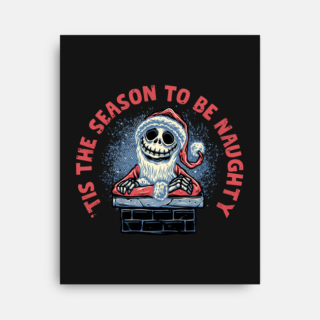 Season To Be Naughty-None-Stretched-Canvas-glitchygorilla