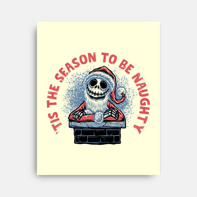 Season To Be Naughty-None-Stretched-Canvas-glitchygorilla