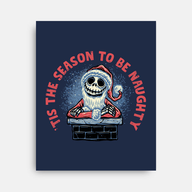 Season To Be Naughty-None-Stretched-Canvas-glitchygorilla