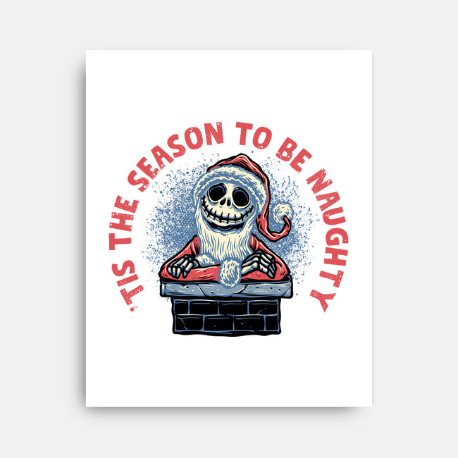 Season To Be Naughty-None-Stretched-Canvas-glitchygorilla