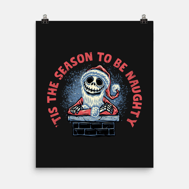Season To Be Naughty-None-Matte-Poster-glitchygorilla