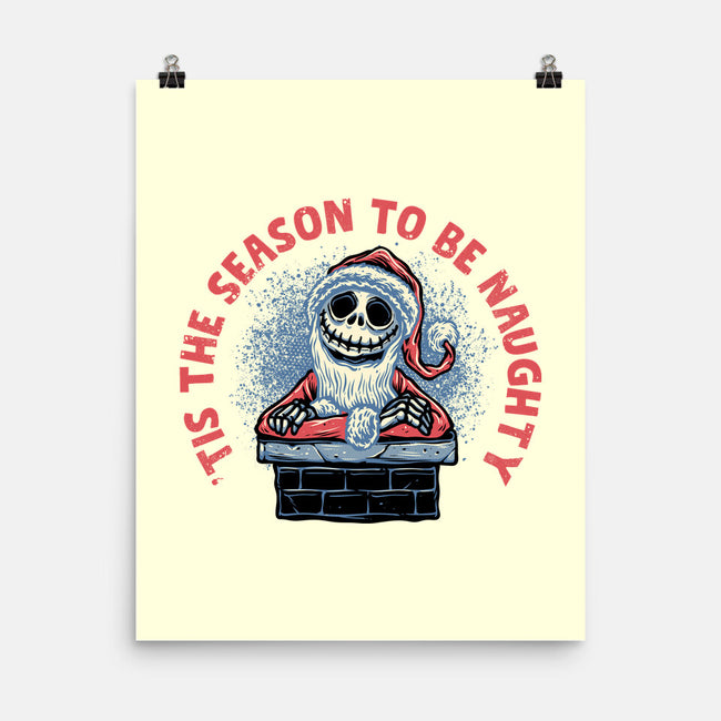 Season To Be Naughty-None-Matte-Poster-glitchygorilla