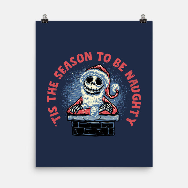 Season To Be Naughty-None-Matte-Poster-glitchygorilla