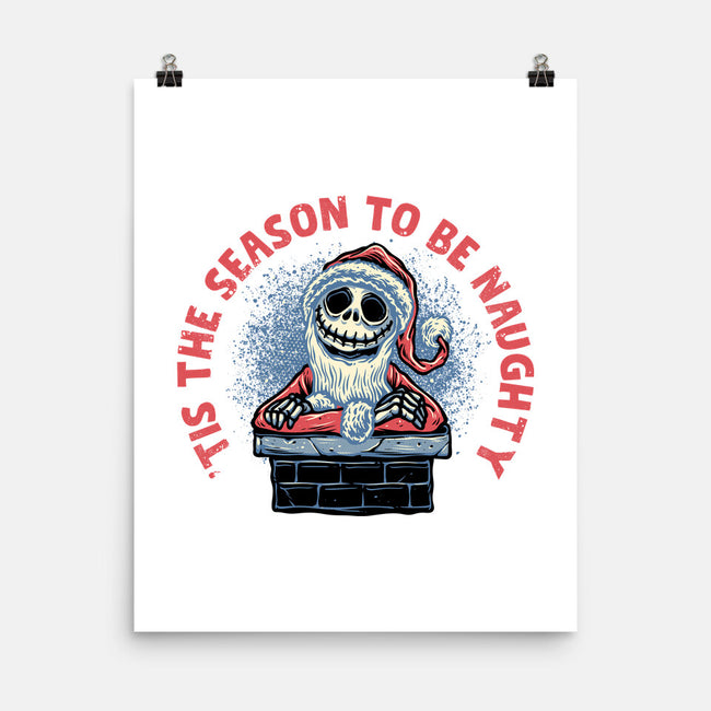 Season To Be Naughty-None-Matte-Poster-glitchygorilla