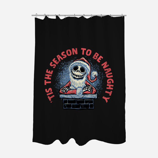 Season To Be Naughty-None-Polyester-Shower Curtain-glitchygorilla