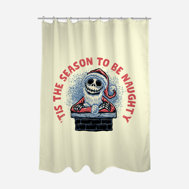 Season To Be Naughty-None-Polyester-Shower Curtain-glitchygorilla