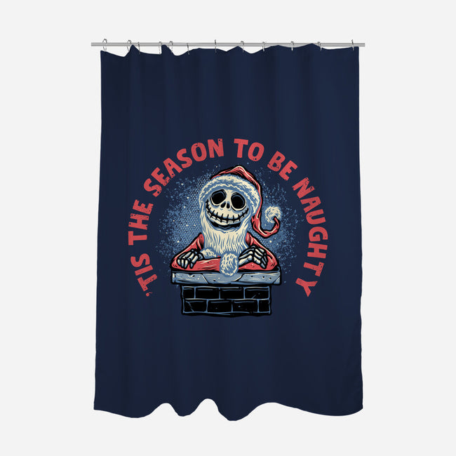 Season To Be Naughty-None-Polyester-Shower Curtain-glitchygorilla