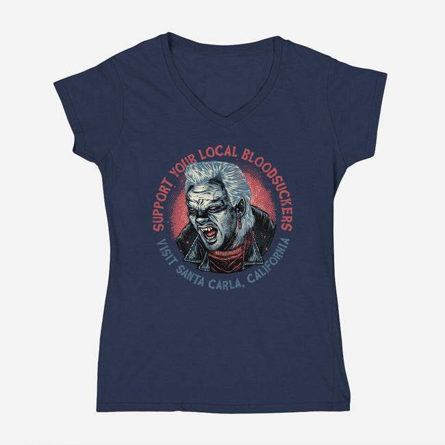 Local Bloodsuckers-Womens-V-Neck-Tee-glitchygorilla