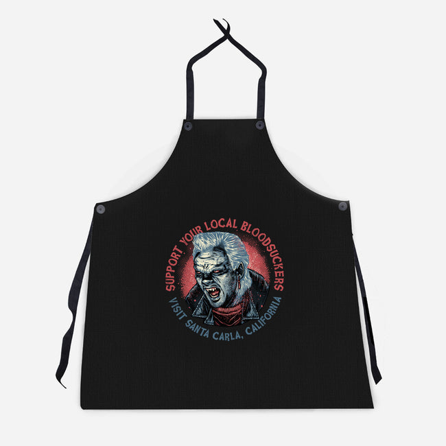 Local Bloodsuckers-Unisex-Kitchen-Apron-glitchygorilla