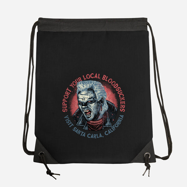 Local Bloodsuckers-None-Drawstring-Bag-glitchygorilla