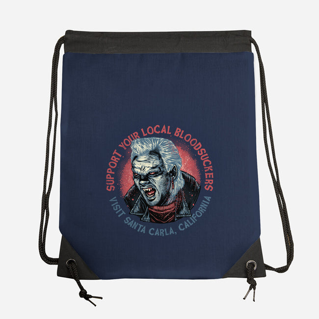Local Bloodsuckers-None-Drawstring-Bag-glitchygorilla