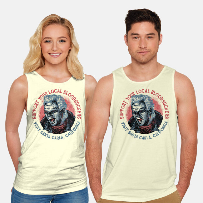 Local Bloodsuckers-Unisex-Basic-Tank-glitchygorilla