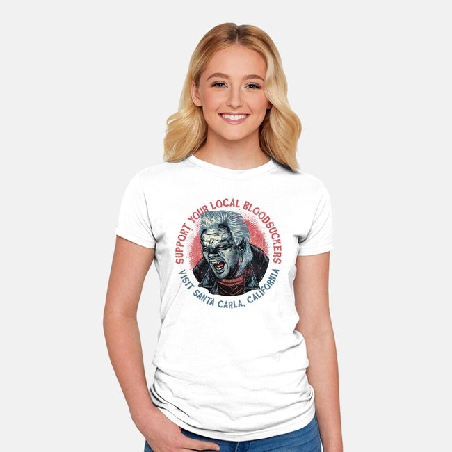 Local Bloodsuckers-Womens-Fitted-Tee-glitchygorilla