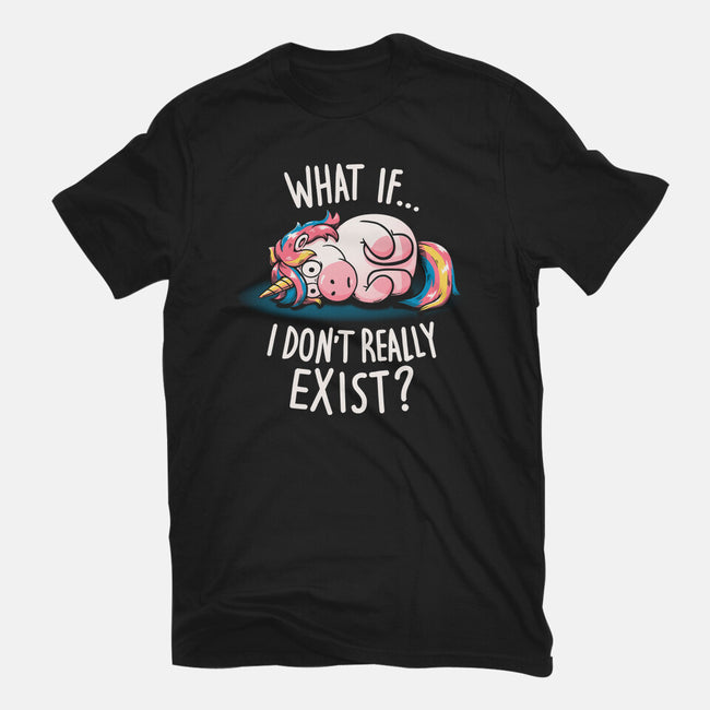 What If I Don't Exist-Womens-Fitted-Tee-koalastudio