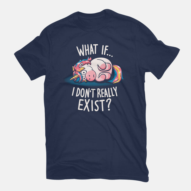 What If I Don't Exist-Womens-Fitted-Tee-koalastudio
