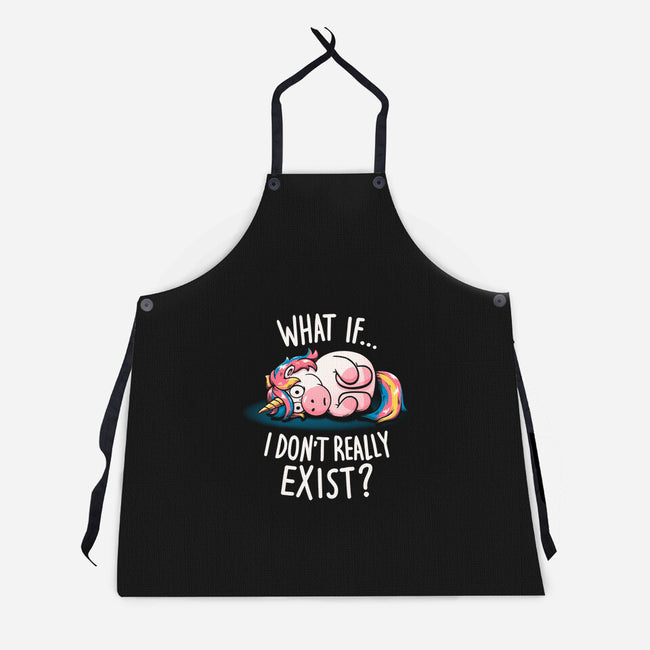What If I Don't Exist-Unisex-Kitchen-Apron-koalastudio