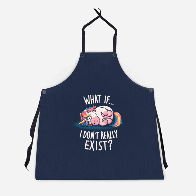 What If I Don't Exist-Unisex-Kitchen-Apron-koalastudio