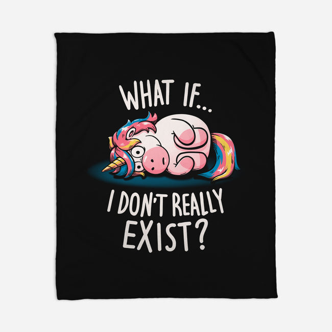 What If I Don't Exist-None-Fleece-Blanket-koalastudio