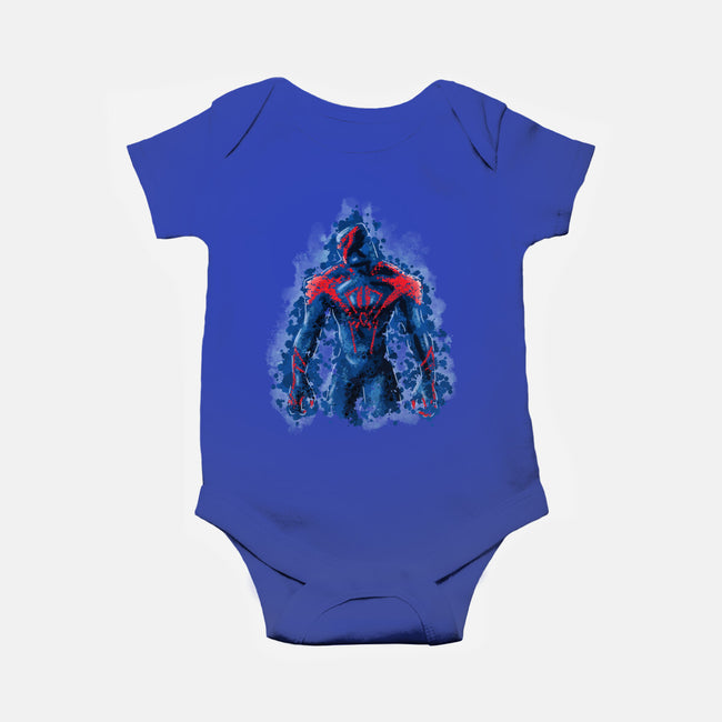 Spider Splatter-Baby-Basic-Onesie-nickzzarto