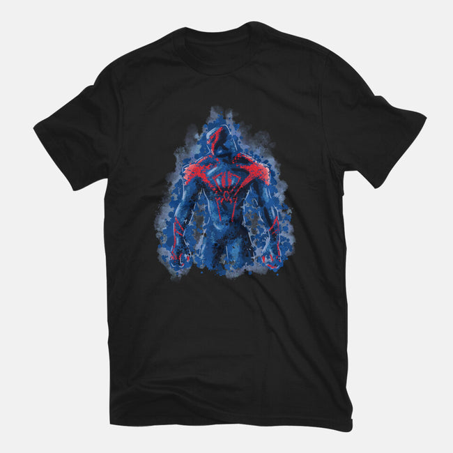 Spider Splatter-Womens-Fitted-Tee-nickzzarto